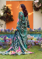 3-PC Unstitched Digital Printed Lawn By Elaf Premium | EPS-4A